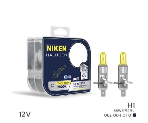 NIKEN 12V H1 55W SARI IŞIK AMPUL P14.5s 2800K