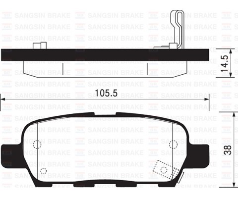 ARKA FREN BALATA NISSAN X-TRAIL 2.0L QR20 T30 01-07