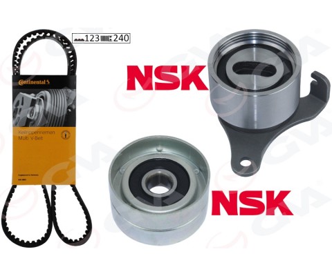 TRİGER KAYIŞ SETİ EKSANTRİK SETİ TOYOTA COROLLA 1.3L 2E karbüratörlü EE90. EE100 88-98 1 KAYIŞ 2 RULMAN 123x240