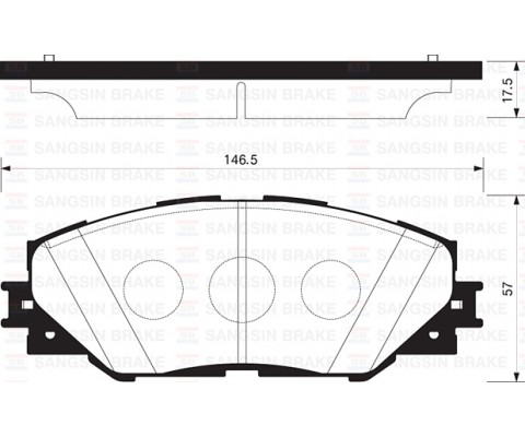 ÖN FREN BALATA TOYOTA RAV4 2.0L 1AZ-FE ACA30 06-12
