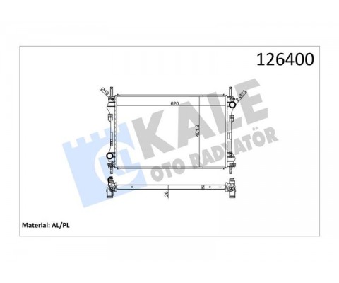 MOTOR SU RADYATORU TRANSIT V184 2.4TDCI 01 06 KLIMASIZ