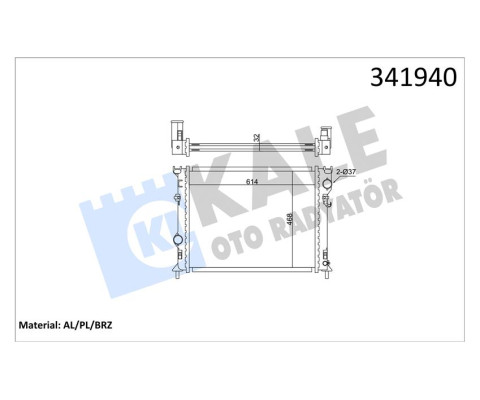 RADYATÖR CHRYSLER CHRYSLER 300C-CHRYSLER 300C TOURİNG AL-PL-BRZ