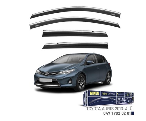KROMLU CAM RÜZGARLIĞI TOYOTA AURIS 2013- 4LÜ