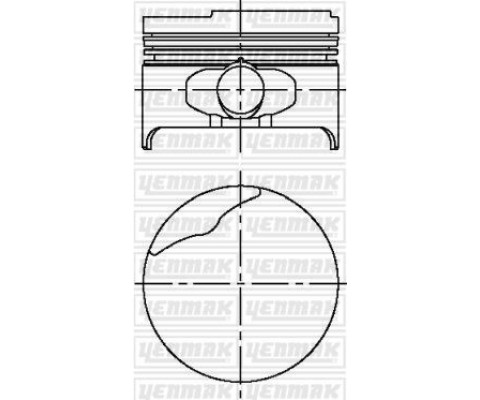 MOTOR PİSTON SEGMAN MGN 1600 8 V 3/4 79.50 ÇAP STD