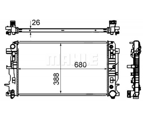 MOTOR SU RADYATORU MERCEDES SPRINTER B906 06