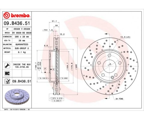 FREN DISKI ON MERCEDES W176 W246 C117 X117 X156