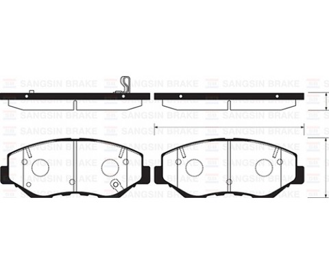 ÖN FREN BALATA HONDA CIVIC 1.6L FC5 4 kapı sedan benzinli 16- / CR-V 2.0L K20 02-06