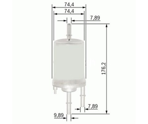 YAKIT FİLTRESİ AUDI A4 1.8T 02-04 - A6 2.4-3.0 04-06 - A8 6.0 03-10 x