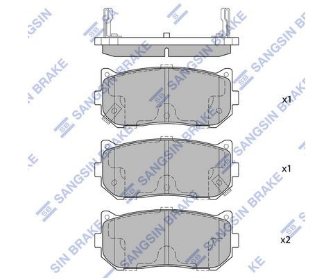 x ARKA BALATA KIA CARENS II 1.6-1.8-2.0 CRDİ 02 SHUMA II 1.6 04 GDB3203