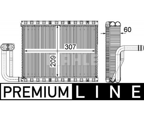 EVAPORATOR BMW F10 F07 F12 F13 F06 F01 PREMIUM LINE