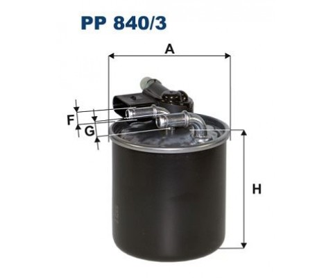 YAKIT FILTRESI MERCEDES OM642 W204 W212 C218 C207 W463 X164 W166 W221 W639