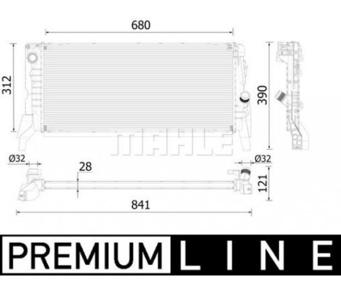 MOTOR SU RADYATORU BMW B48 F45 F46 PREMIUM LINE