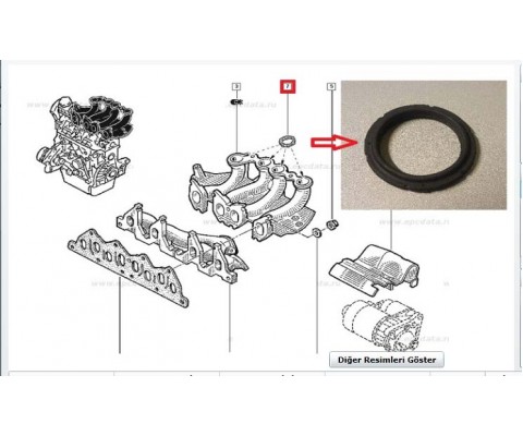 EMME MANİFOLD BOĞAZ CONTASI TK. 4AD. KNG 1.9 DZL. F8Q