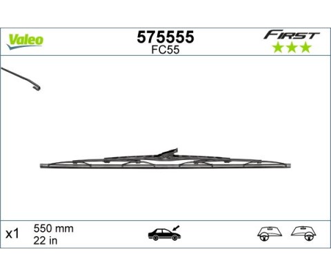 SİLECEK SÜPÜRGESİ 55cm x1 NORMAL TİP FİRST ÜNİVERSAL