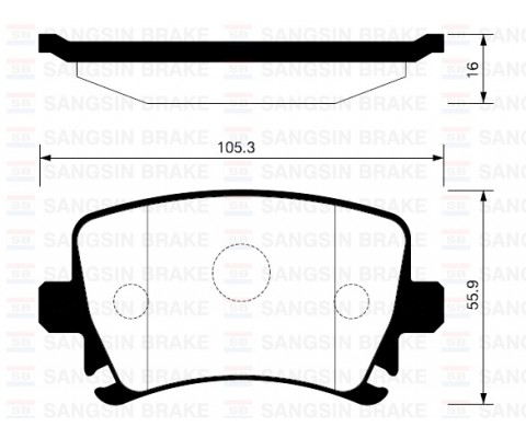 ARKA FREN BALATA VW PASSAT. CC. CADDY. GOLF5. GOLF6. JETTA / AUDI A3. A6 / SEAT LEON / SKODA OCTAVIA . SUPERB 04-