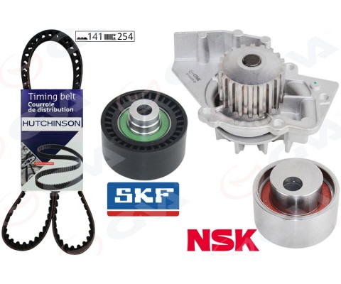 DEVİRDAİMLİ EKSANTRİK GERGİ KİTİ 141x254 P307-P406-PARTNER-BERLINGO-C5-JUMPY 2.0HDI DW10 SCUDO JTD