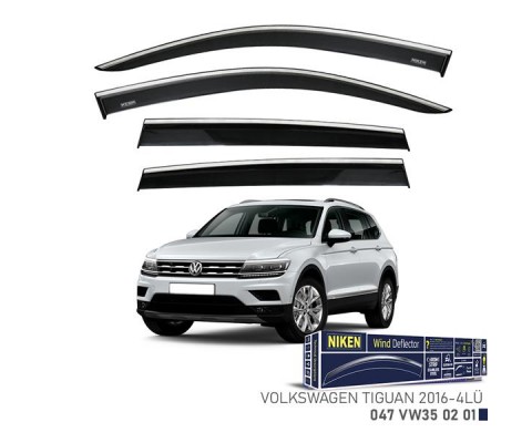 KROMLU CAM RÜZGARLIĞI VW TIGUAN 2016- 4LÜ
