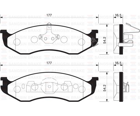 ÖN FREN BALATA JEEP GRAND CHEROKEE I 4.0L 5.2L 91-99 . WRANGLER 96-07