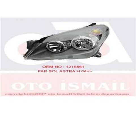 SOL FAR ASTRA H 03/04 TANIM GW / ELEKTRİKLİ H7 H1 SİYAH