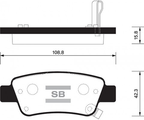 ARKA FREN BALATA HONDA CR-V 2.2L N22A CTDi dizel RE6 06- / CR-V 2.0L R20 benzinli RE5 otomatik vites 07-15 / CR-V 1.6L N16A2 RE6 İ-DTEC dizel 4x2 4x4 13-