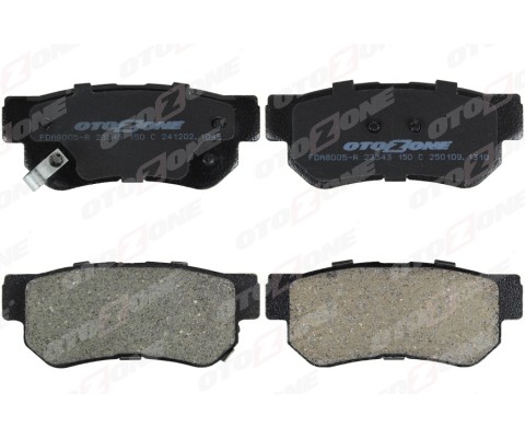 ARKA FREN BALATA HYUNDAI SONATA 2.0L CRDİ. VVTİ GLS 98- / TUCSON. SANTAFE 2.0L CRDi 04-10 / SSANGYONG KYRON 2.0L Xdi 05- / KIA SPORTAGE 2.0L CRDİ 04-