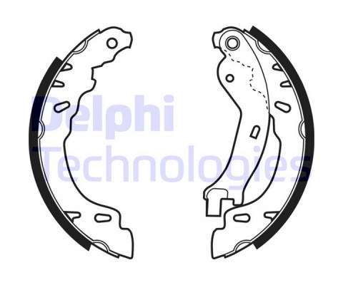 ARKA PABUÇ BALATA FIAT 500 1.2-1.3D 07 09 PANDA 169 1.1-1.2 03 09 1.3D 03 06 180x32 -