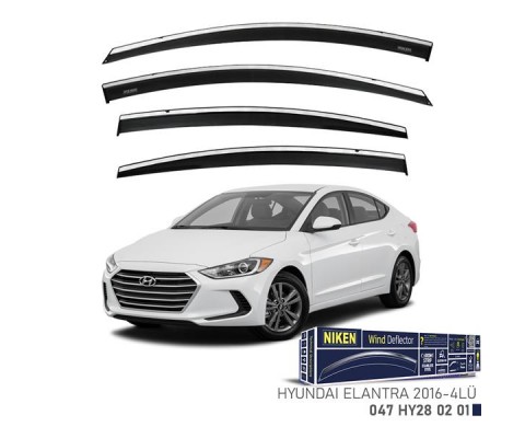 KROMLU CAM RÜZGARLIĞI HYUNDAI ELENTRA 2016- 4L