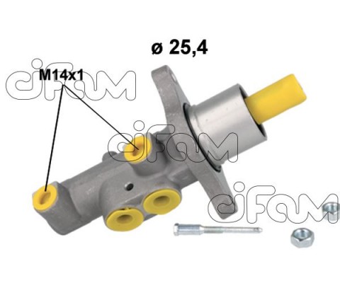 FREN ANA MERKEZ C-MAX I 04 11-1.6-1.6TDCİ 25 4MM