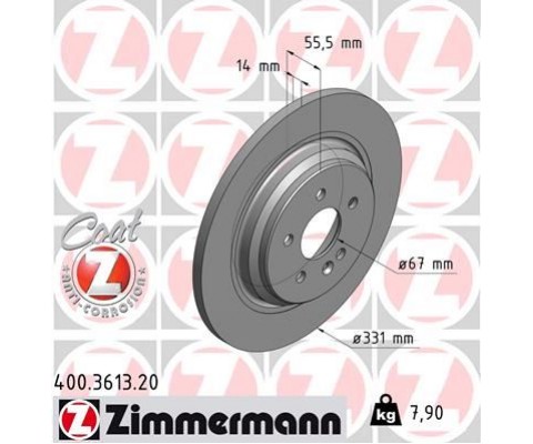FREN DISKI ARKA MERCEDES ML-CLASS W163 98 05