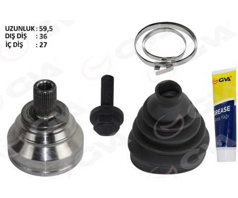 AKS KAFASI DIŞ CADDY-PASSAT-TIGUAN 2.0 TDİ 15- CUUF-DFSC-DFSF-CUUD-DFSD-CUUB-DFSB-CUUE-DFSE 2.0 TDİ