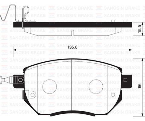 ÖN FREN BALATA NISSAN MURANO 3.5L VQ35 Z50 03-08 / INFINITI FX35 FX45 02-