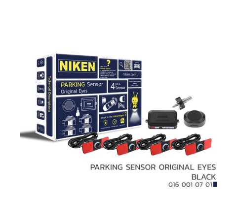 PARK SENSÖRÜ ORJİNAL SENSÖR VE SES IKAZLI SİYAH