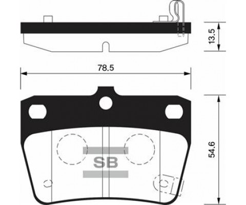 ARKA FREN BALATA TOYOTA RAV4 2.0L 1AZ-FE ACA21 01-05 / CHERY TIGGO 1.6L 2.0L J11 06-14