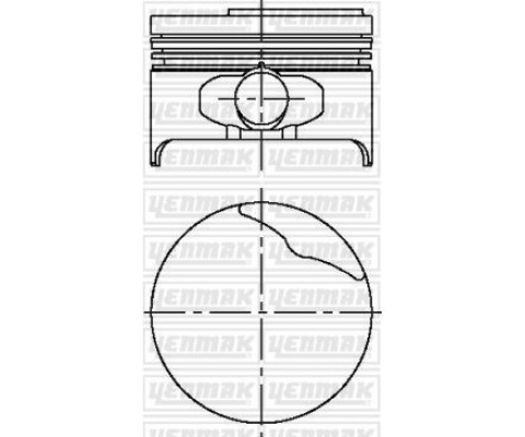 MOTOR PİSTON SEGMAN MGN 1600 8 V 1/2 79.50 ÇAP STD