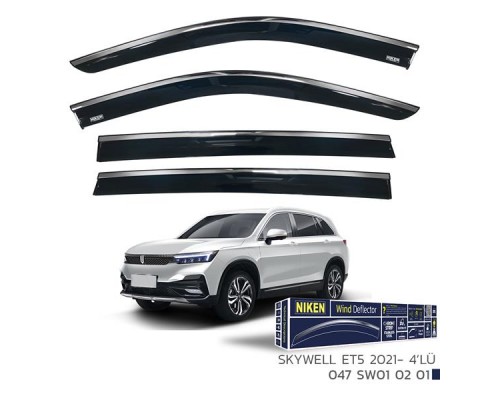 KROMLU CAM RÜZGARLIĞI SKYWELL ET5 2021- 4LÜ