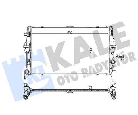 MOTOR SU RADYATORU MERCEDES VITO W447 14