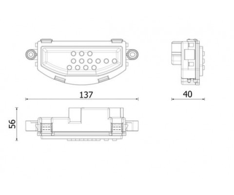KLIMA FAN REGULATORU MERCEDES VITO W447 14