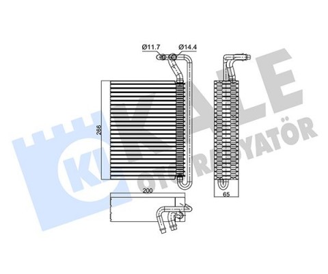 EVAPORATOR BMW N42 N46 M43 M47 M52 M54 M57 S54 E46 N52 N46 N47 M57 E83