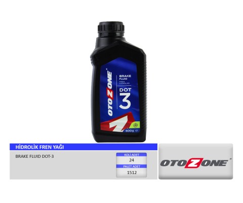 HİDROLİK FREN YAĞI DOT-3 500 ML