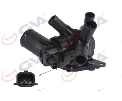 TERMOSTAT 95 C KOMPLE RENAULT CLIO IV 12 CAPTUR 13 MEGANE IV 15 DACIA DUSTER 13 DOKKER 12 NISSAN QASHQAI II J11 15 1.2 TCe H5F