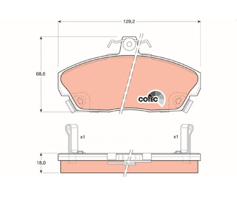 ÖN BALATA CIVIC VI 95-05 ROVER 200 400 95-00 25 00-05 45 00-05 MG 01-05 800 92-93 COUPE