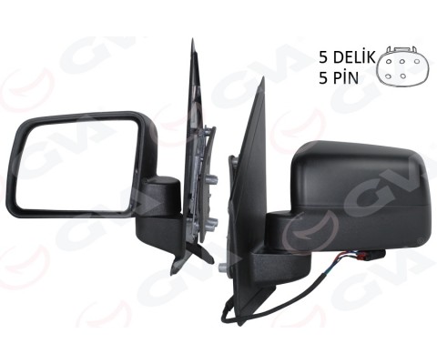 DIŞ DİKİZ AYNASI SOL ELEKTRİKLİ ISITMALI KÖR NOKTALI CONNECT 09 14