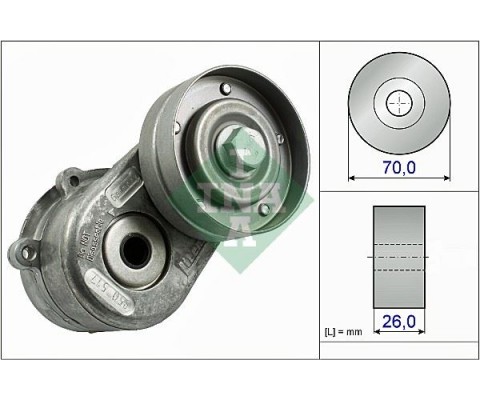 ALTERNATÖR GERGİ RULMANI KÜTÜKLÜ JEEP CHEROKEE-CHRYSLER VOYAGER 2.5-2.8CRD 01 DODGE CARAVAN-NITRO