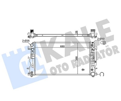 MOTOR SU RADYATORU MERCEDES SPRINTER B906 06 OTOMATIK SANZIMAN