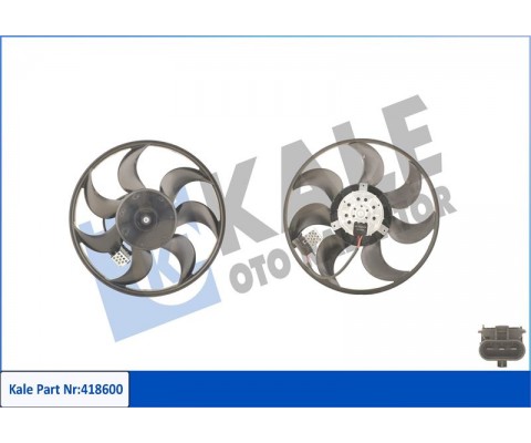 FAN MOTORU PERVANELİ OPEL ASTRA H 04 ZAFIRA 05 250W-390mm