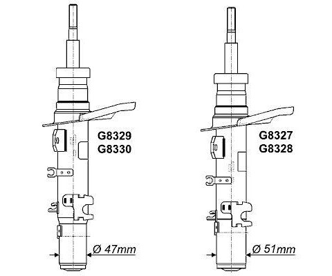 ÖN AMORTİSÖR SAĞ PEUGEOT P301 CITROEN C-ELYSEE 12