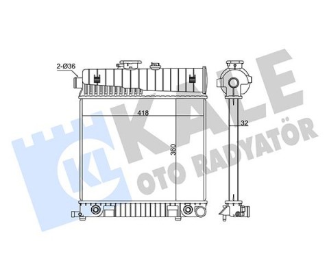 MOTOR SU RADYATORU MERCEDES M111 W202 S202 W210 S210 KLIMASIZ