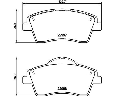 ÖN BALATA VOLVO XC40 1.5T3 2019 2.0 D3 D4 T2 T4 T5 B4 B5 2018 16 JANT FTE KIRMIZI KUTU