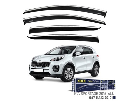 KROMLU CAM RÜZGARLIĞI KIA SPORTAGE 2016- 4LÜ