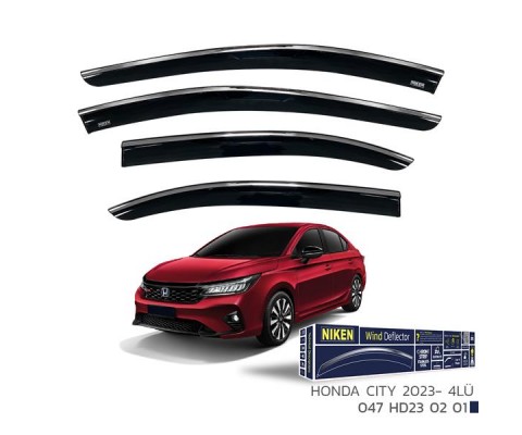 KROMLU CAM RÜZGARLIĞI HONDA CITY 2023- 4LÜ
